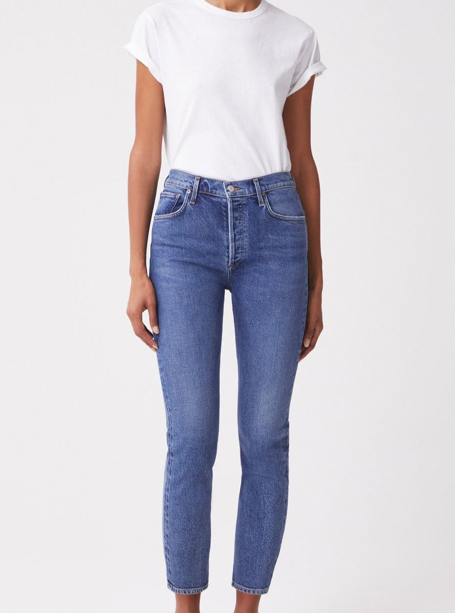 AGOLDE Riley Crop in Transfer – Kelley Cawley