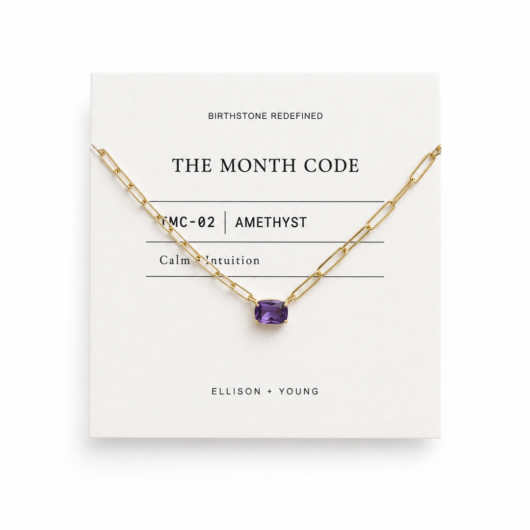 The Month Code Birthstone Necklace