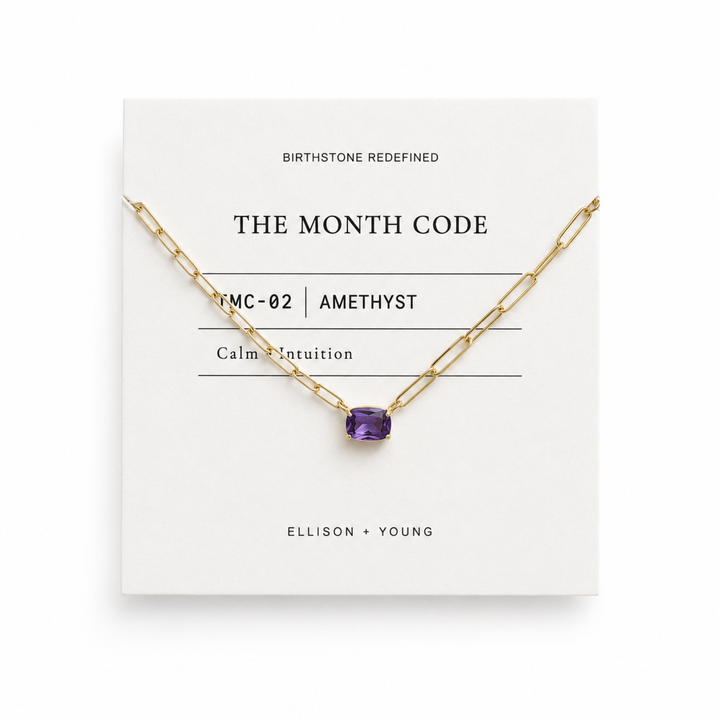 The Month Code Birthstone Necklace