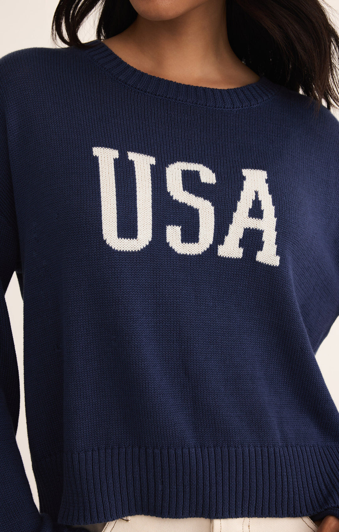 Z Supply Sienna USA Sweater
