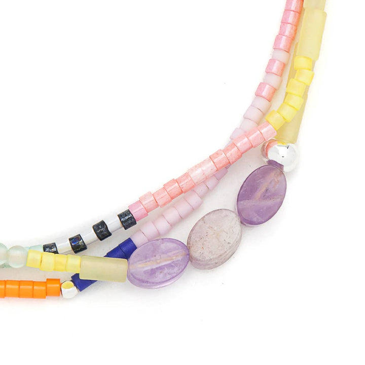 Scout Mixed Media Bracelet - Protection/Amethyst