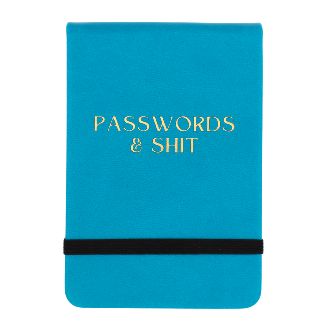 Passwords & Sh*t Leatherette Pocket Journal