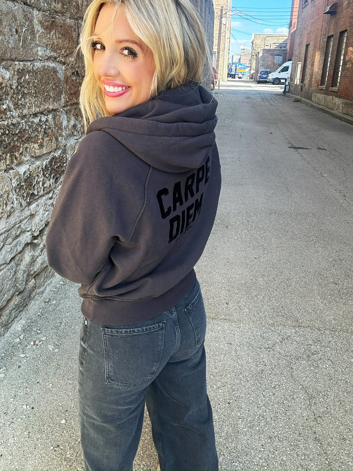 Spiritual Gangster Noir Diem Everyday Zip Hoodie