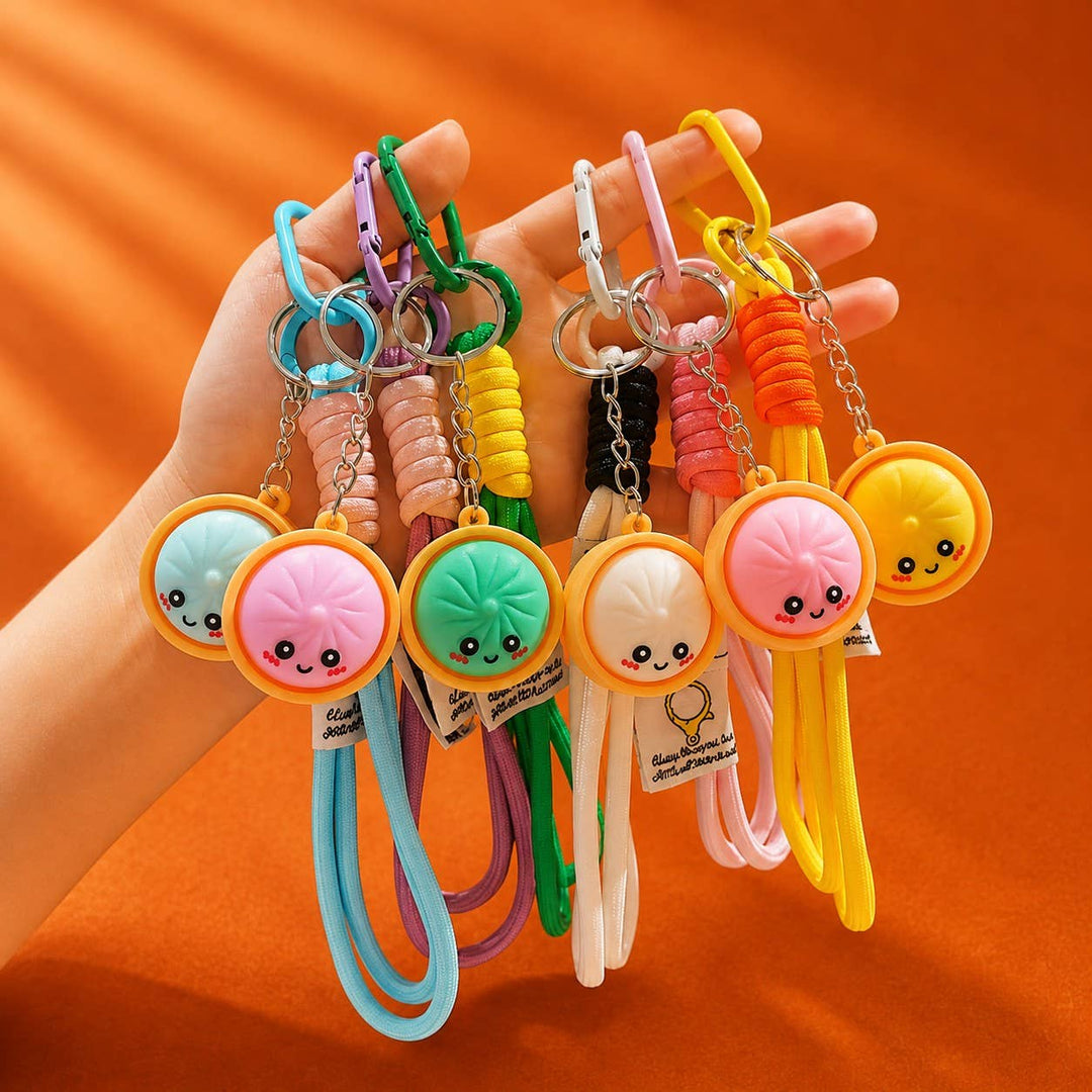 Happy Go Lucky Wristlet Keychain