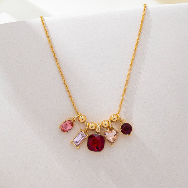 Rosé Glow Charm Necklace