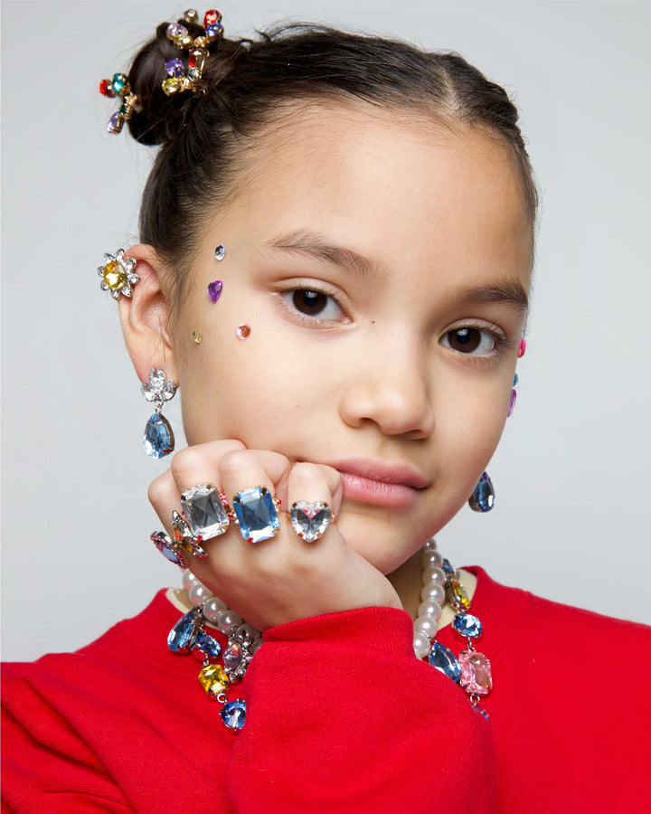 Super Smalls Multi-colored Gem Ring Set