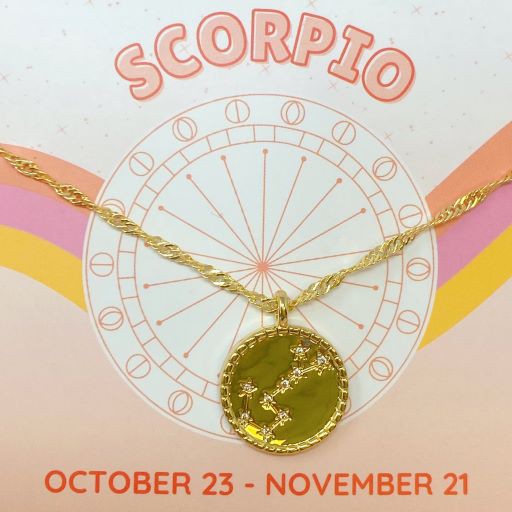 Starry Eyed Zodiac Constellation Necklace