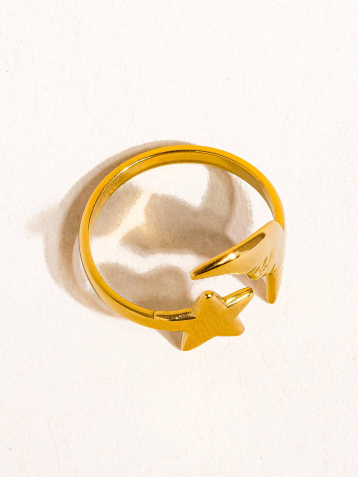 Love You to the Moon Ring