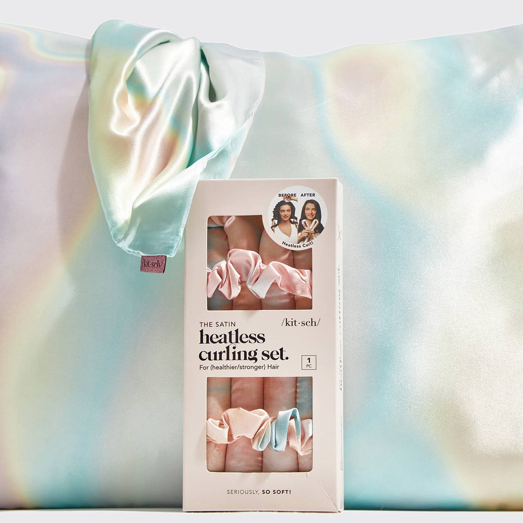 Kitsch Satin Pillowcase Standard - Aura