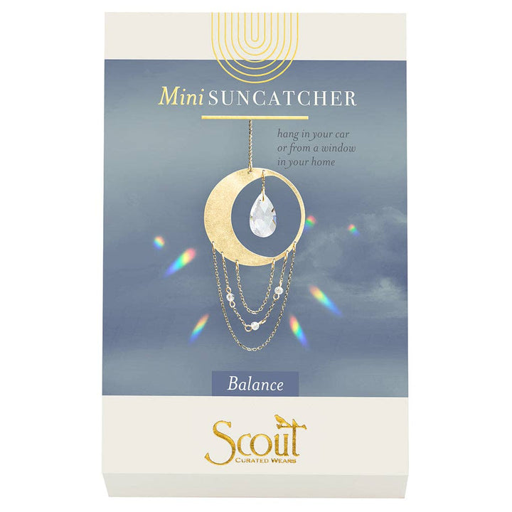 Scout Mini Suncatcher - Crescent Moon/Balance