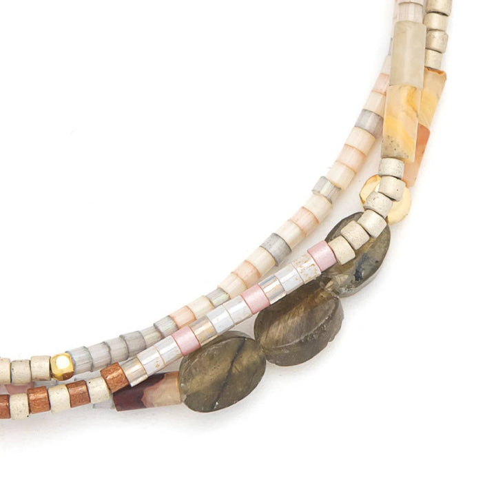 Scout Mixed Media Bracelet - Magic/Labradorite
