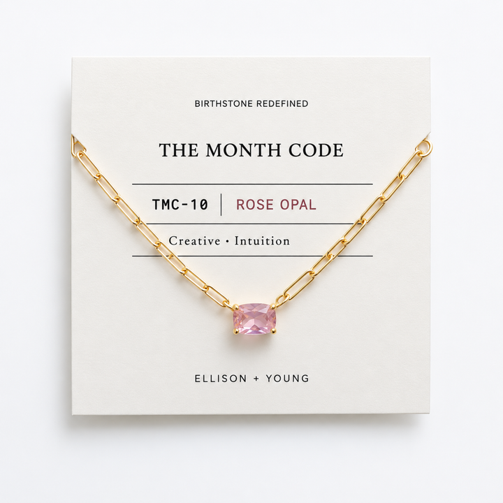 The Month Code Birthstone Necklace