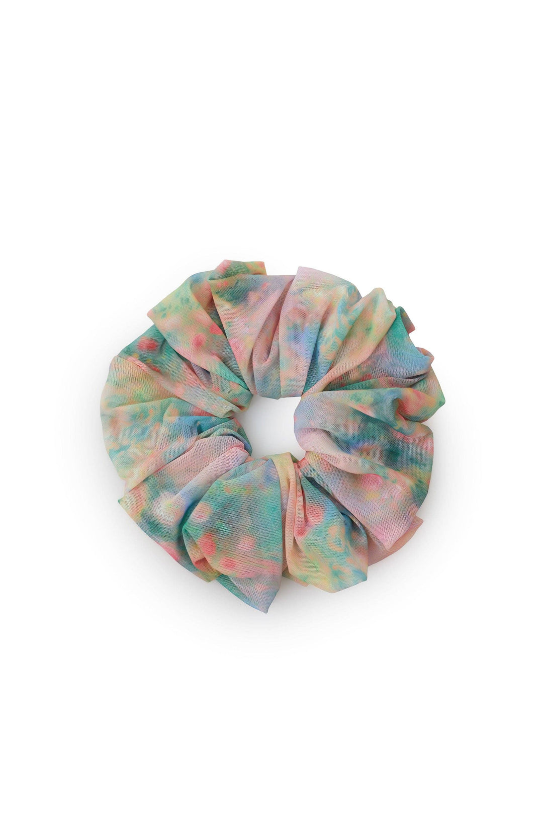 Fashionable Fun Oversized Scrunchie - Fog Field