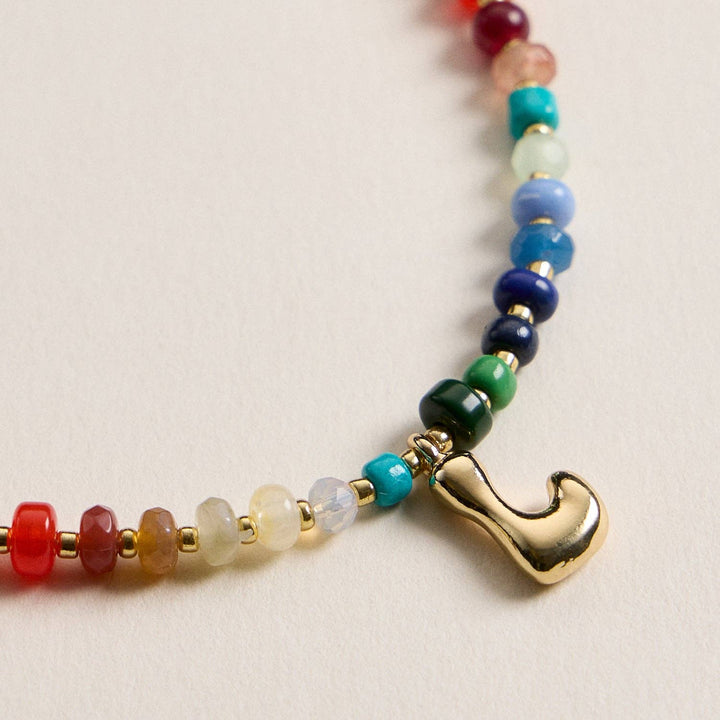 Groovy Girl Initial Necklace