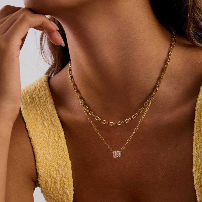 Two of a Kind Layered Necklace
