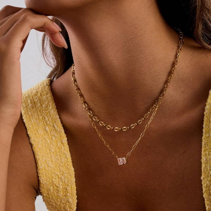 Two of a Kind Layered Necklace