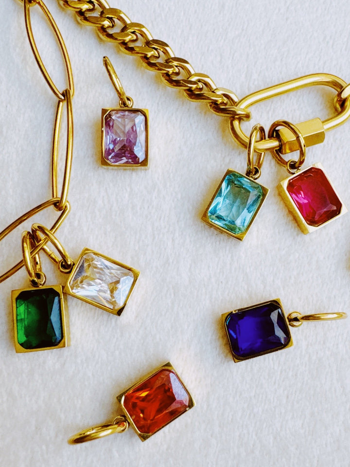 Charming Look Birthstone Charm