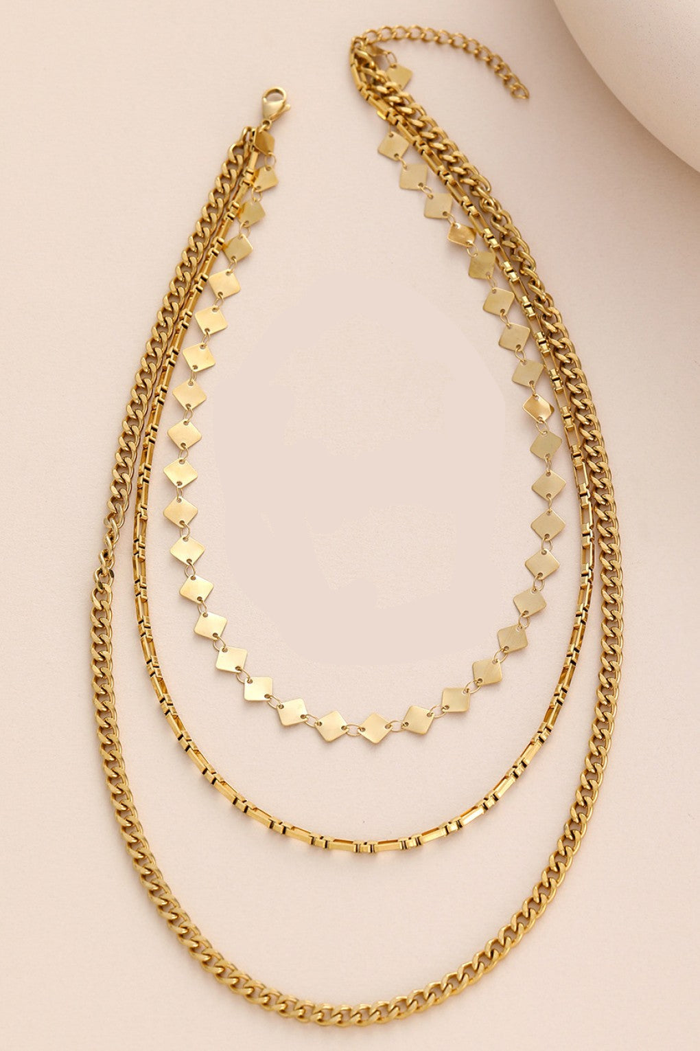 Chain Reaction Layered Necklace