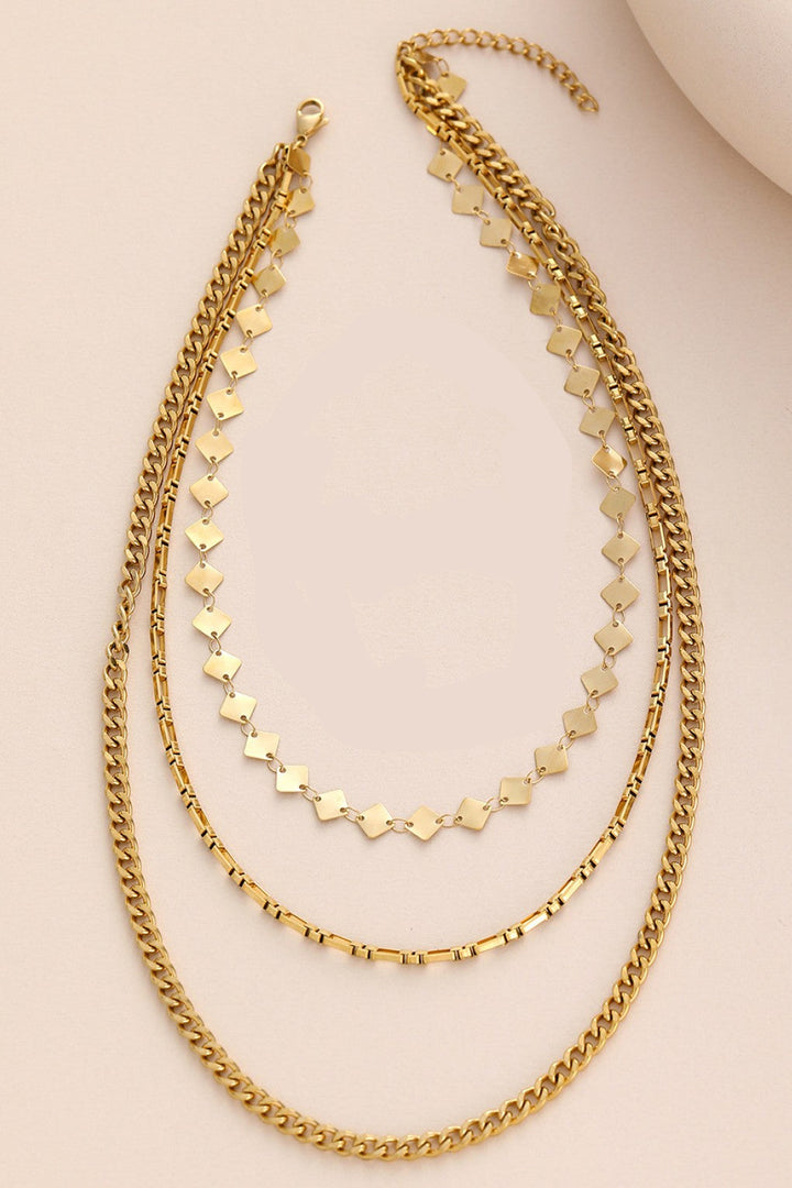 Chain Reaction Layered Necklace
