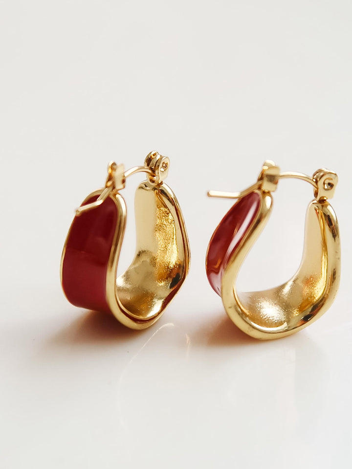 Boldly Yours Hoop Earrings