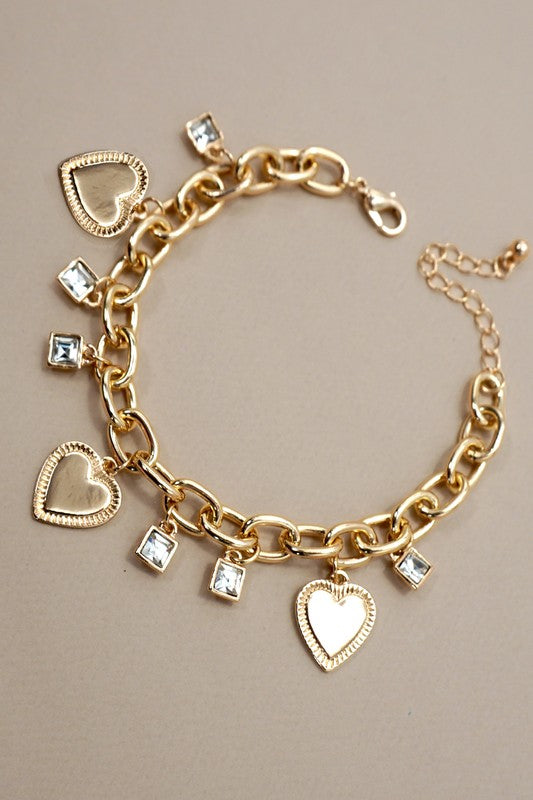 Rhinestone Romance Bracelet