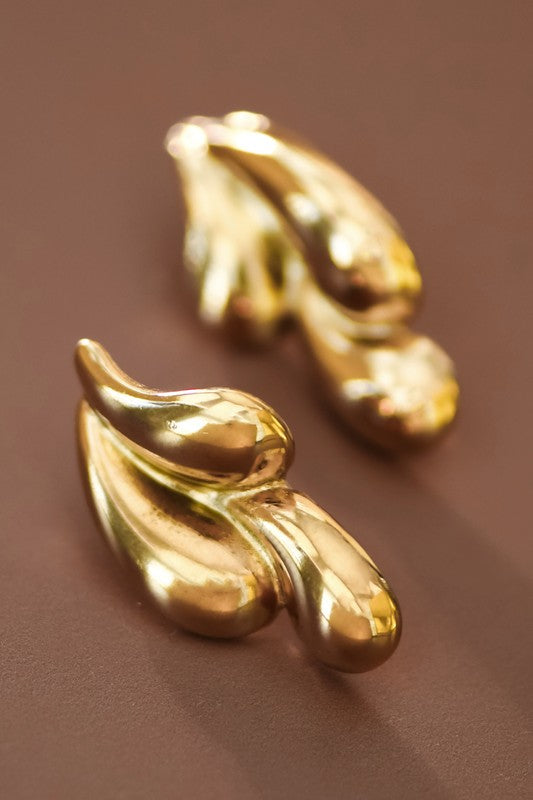 Golden Impact Earrings