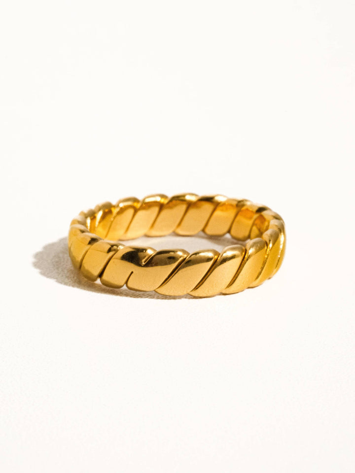 Golden Braid Ring