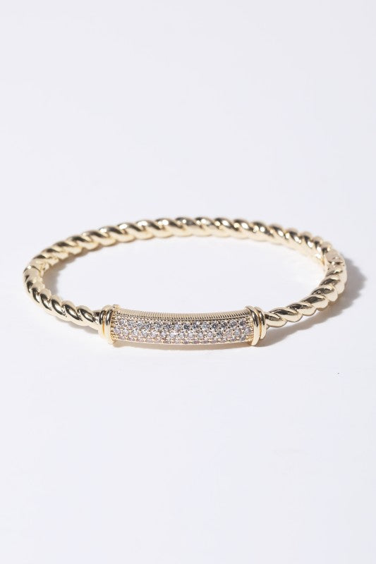 Crystal Curve Bracelet