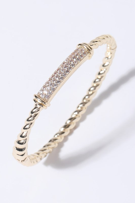 Crystal Curve Bracelet