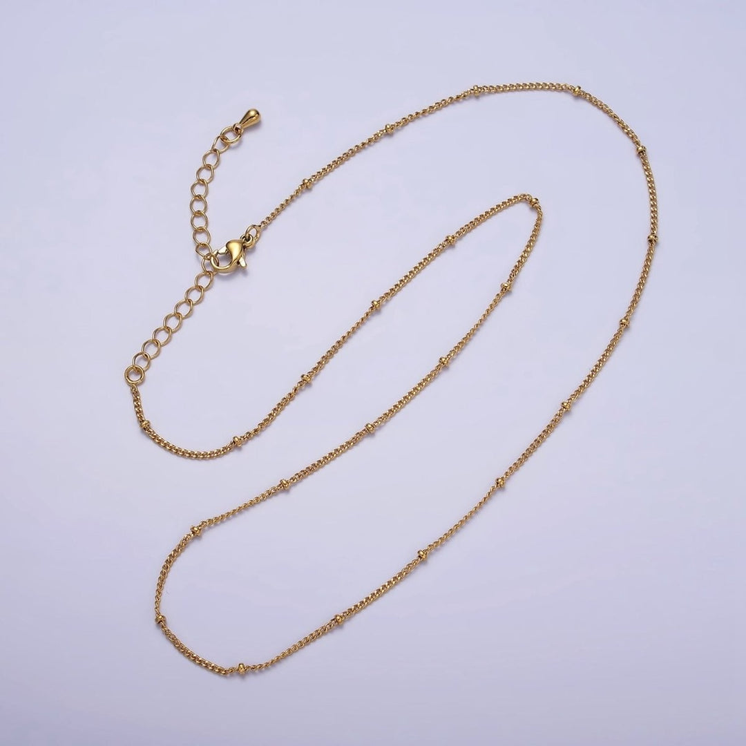 Golden Shine Beaded Cable Chain