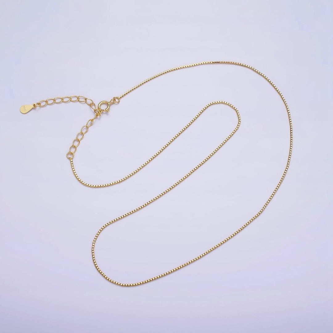 Delicate Details Box Chain Necklace