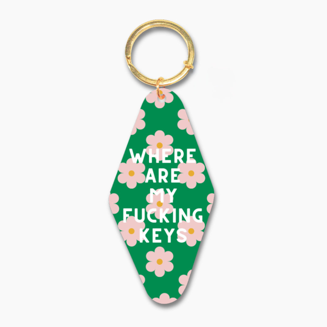 Where Are My F*cking Keys Keychain
