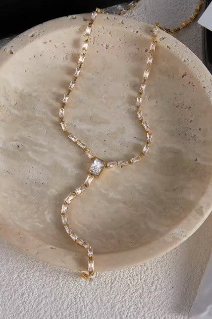 Crystal Cascade Necklace