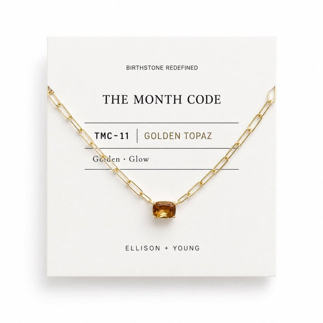 The Month Code Birthstone Necklace