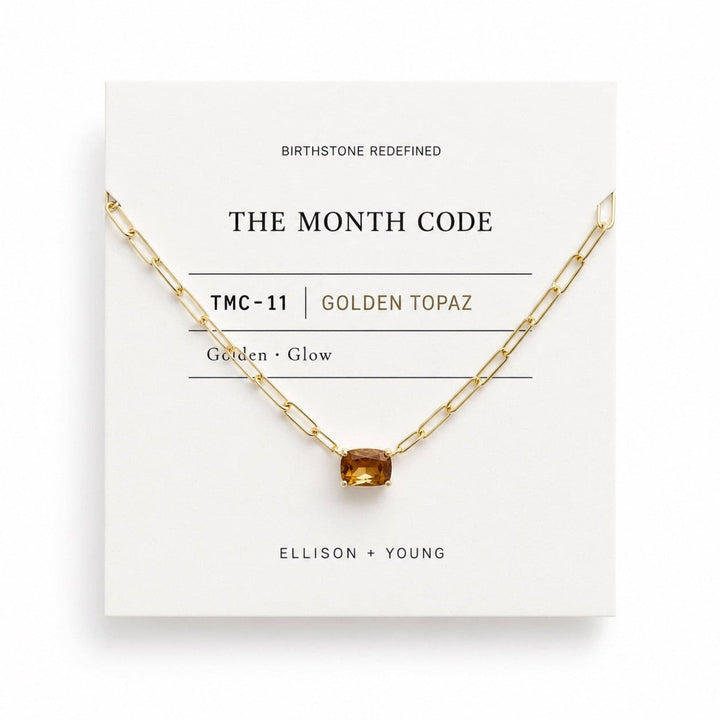 The Month Code Birthstone Necklace