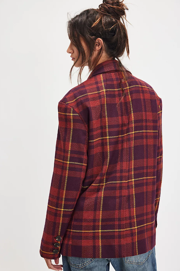 Free People Dean Double Breasted Blazer