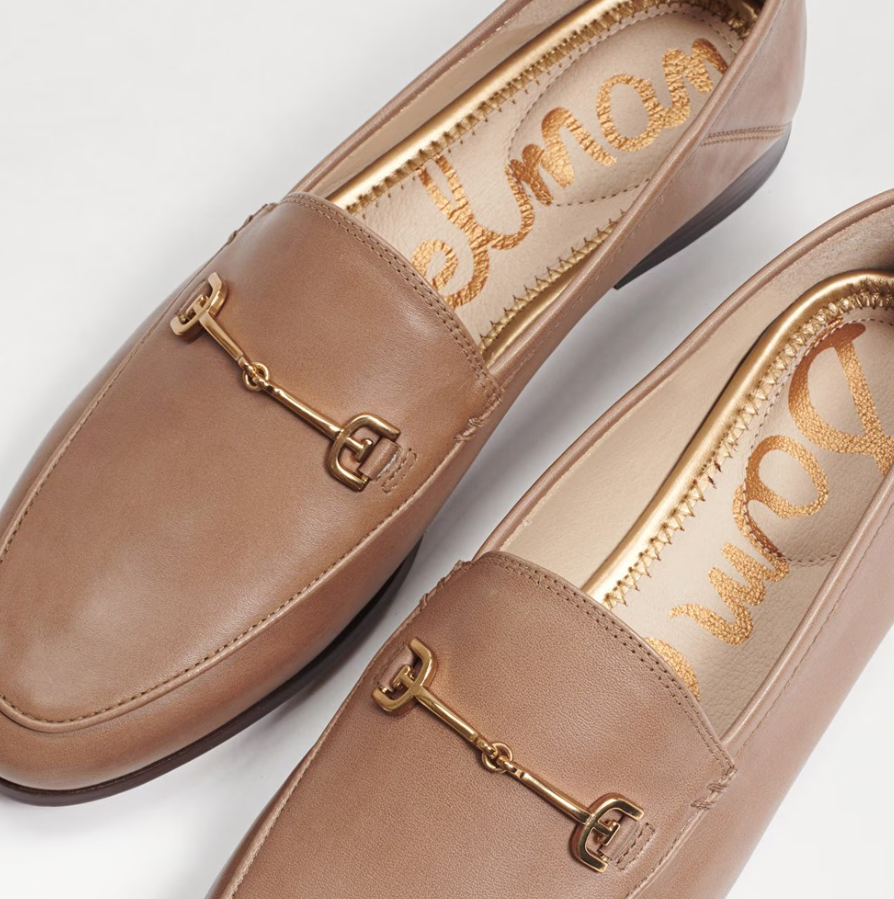 Sam shops edelman tan loafers