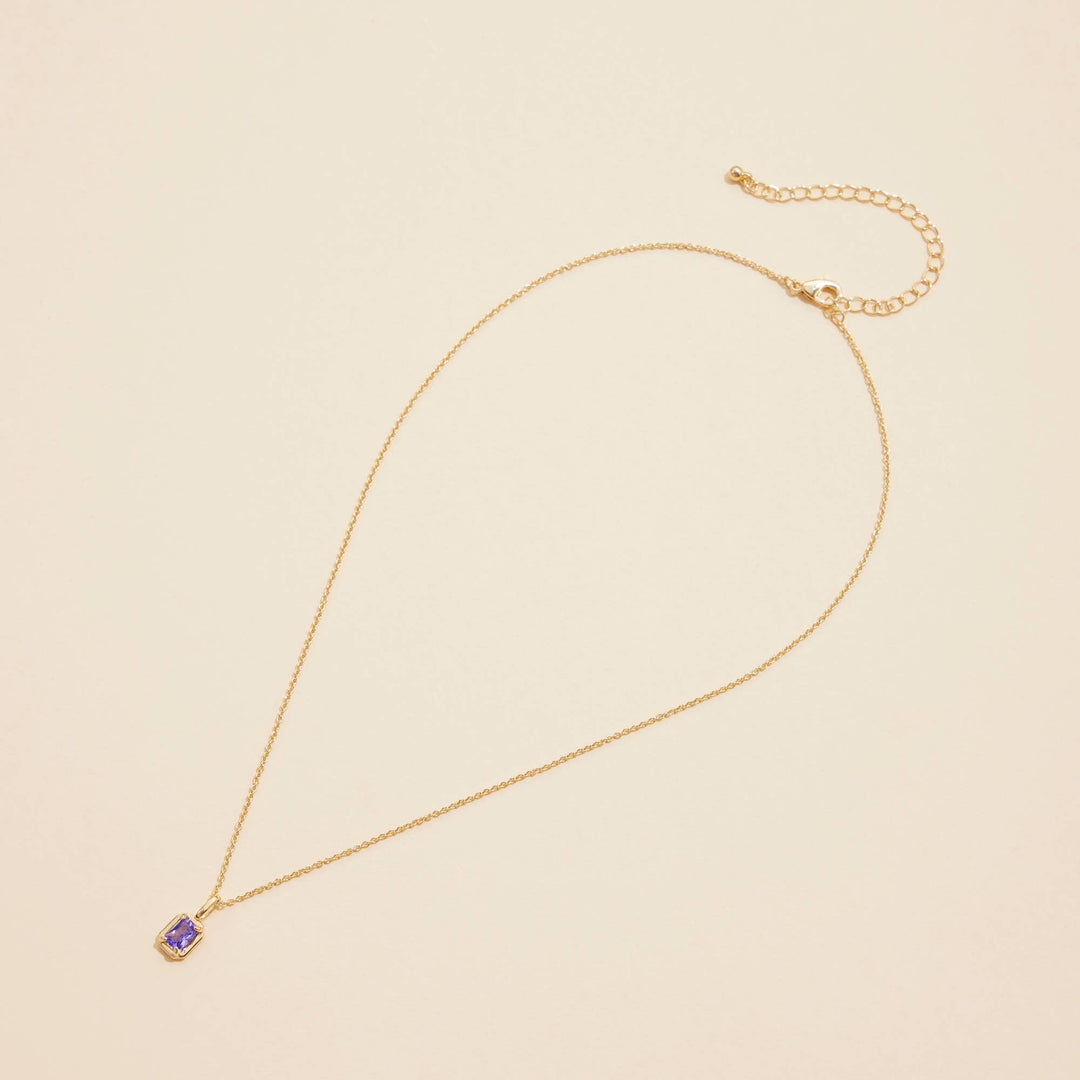 Shine Away Birthstone Necklace