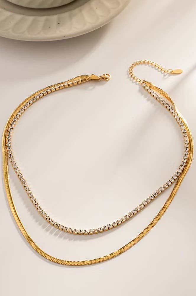 The Afterglow Layered Necklace