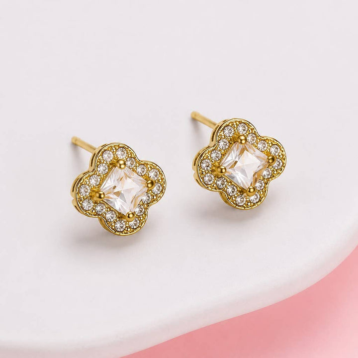 Lucky Sparkle Stud Earrings