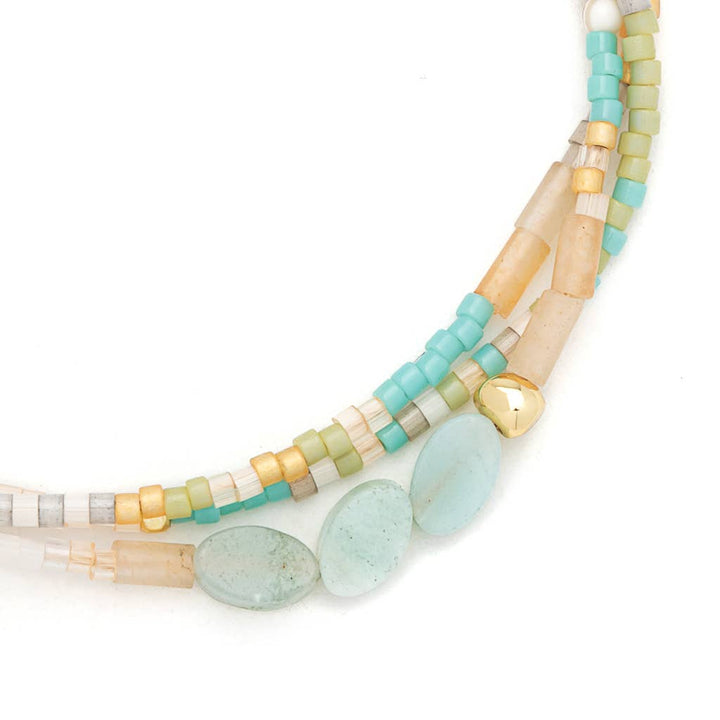 Scout Mixed Media Bracelet - Courage/Amazonite