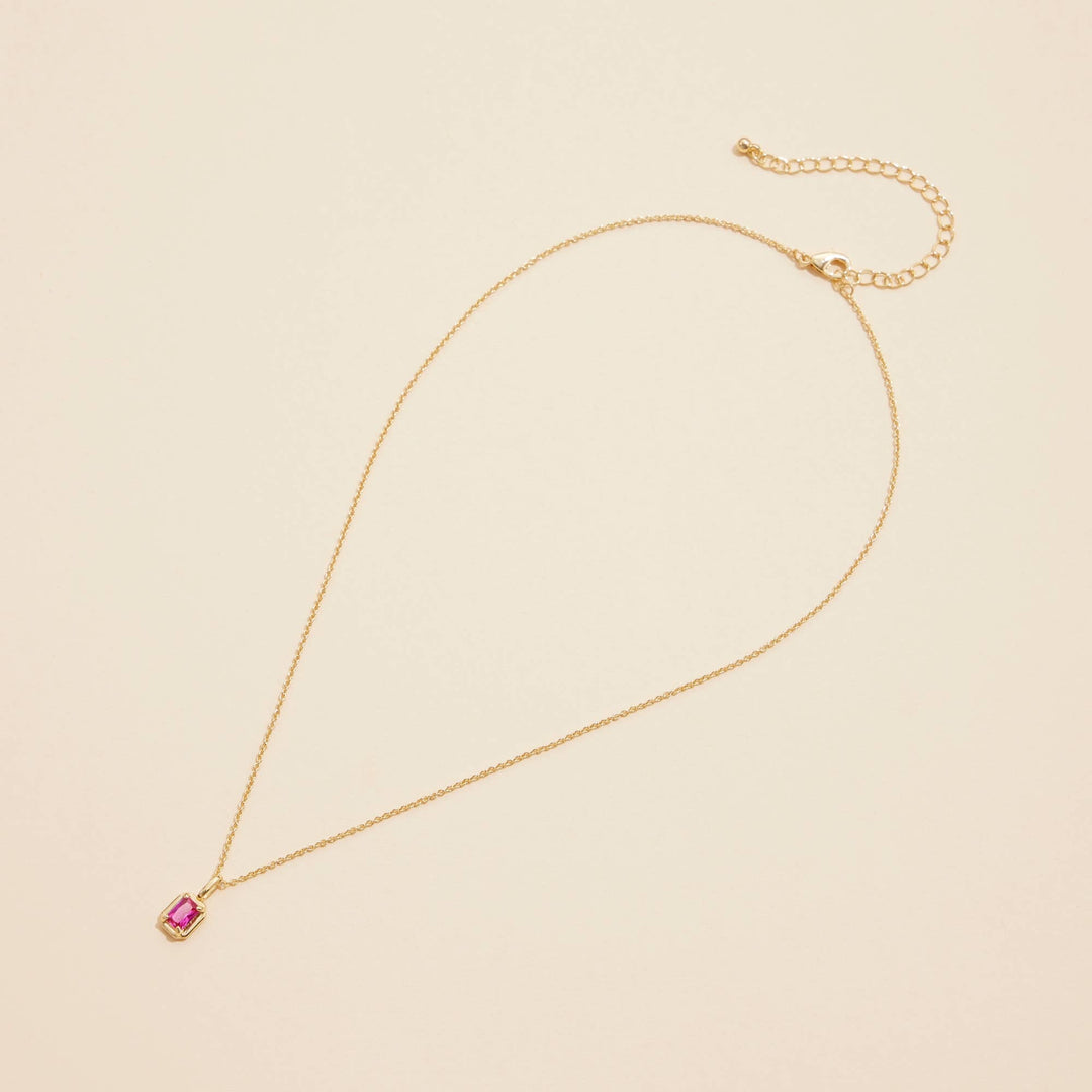 Shine Away Birthstone Necklace