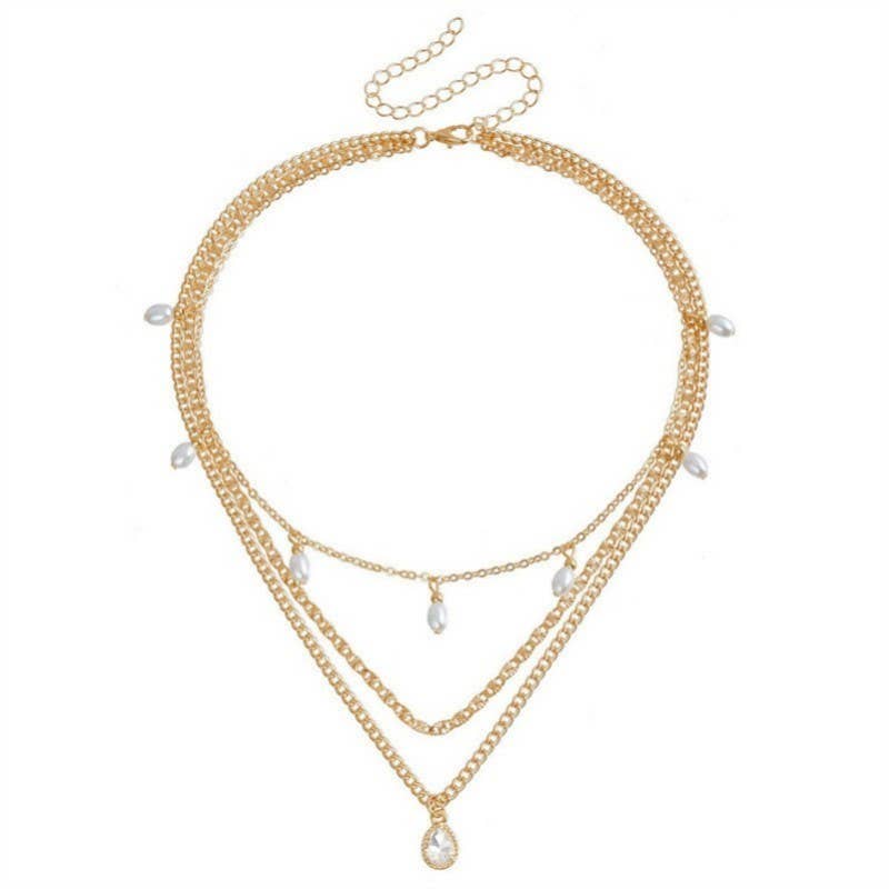 Pearl & Light Layered Necklace