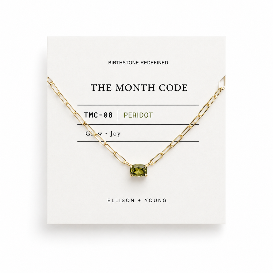 The Month Code Birthstone Necklace