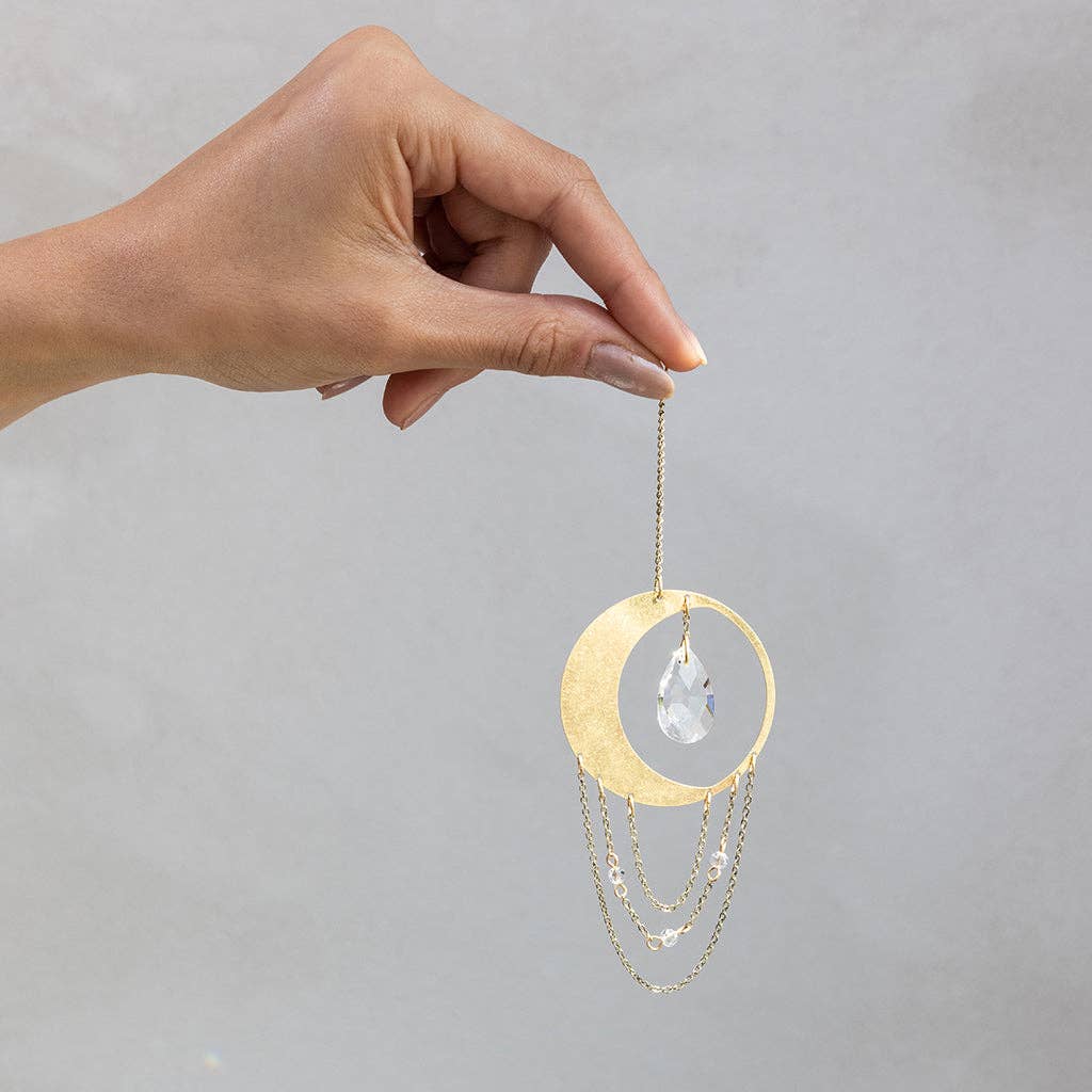 Scout Mini Suncatcher - Crescent Moon/Balance