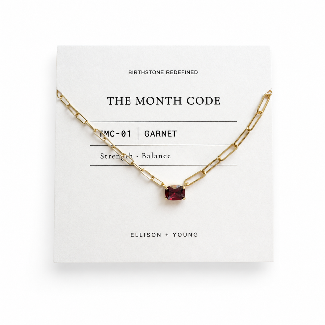 The Month Code Birthstone Necklace