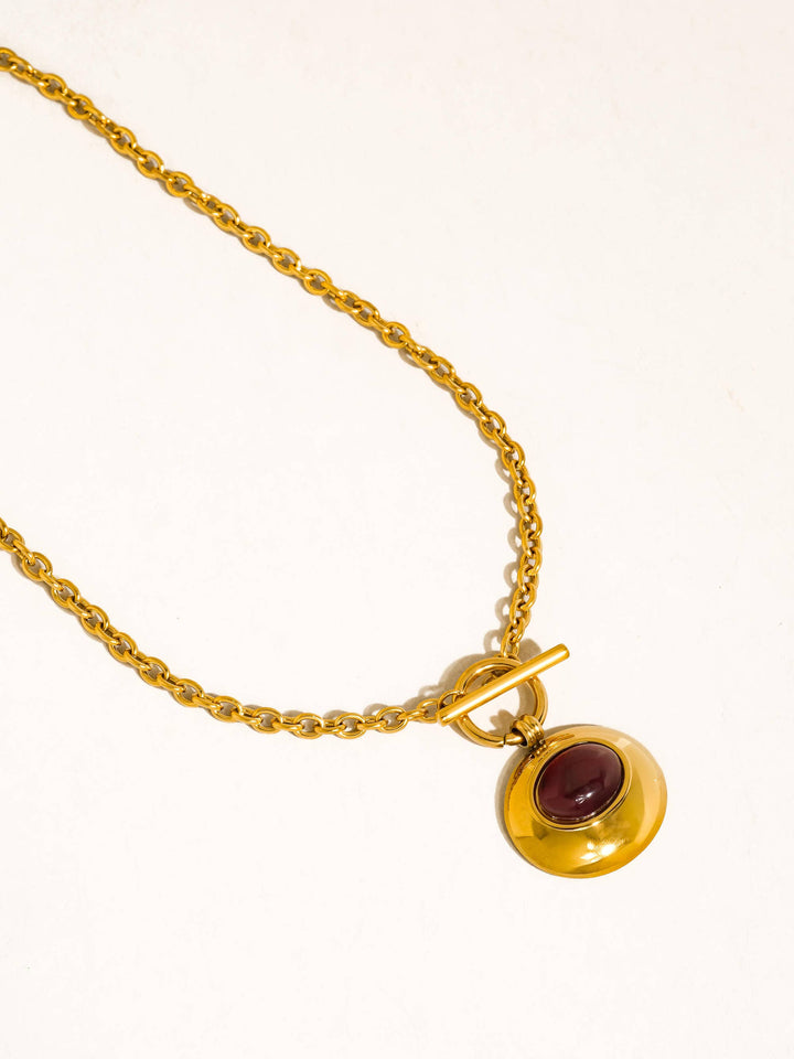 Crimson Keepsake Necklace