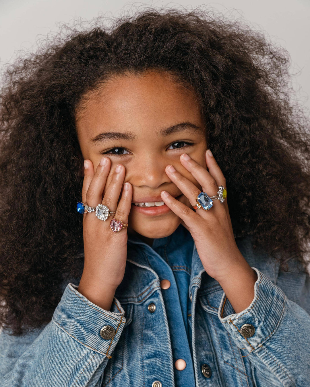 Super Smalls Multi-colored Gem Ring Set