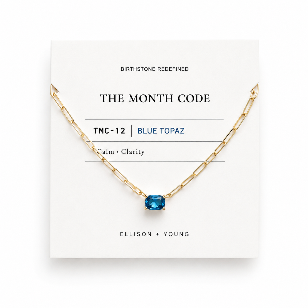 The Month Code Birthstone Necklace