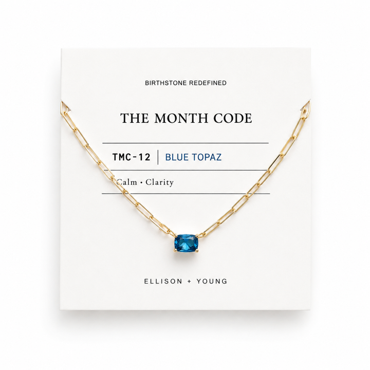 The Month Code Birthstone Necklace